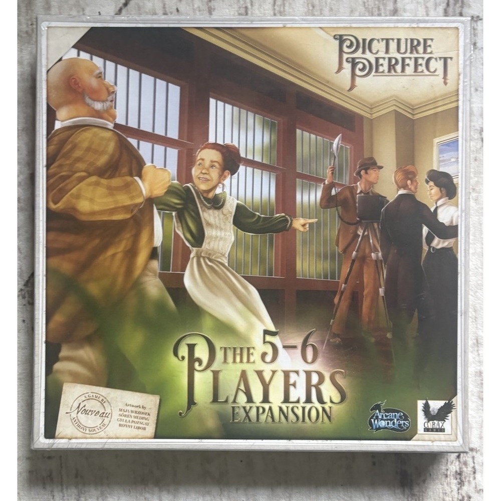 Arcane Wonders Boardgame Picture Perfect 5-6 Player Expansion Sealed
